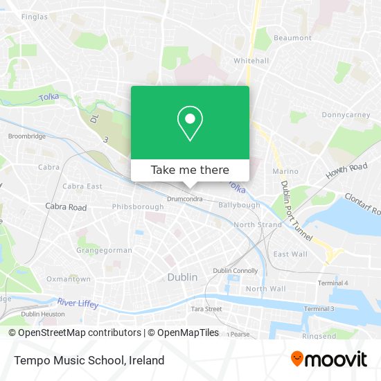 Tempo Music School map