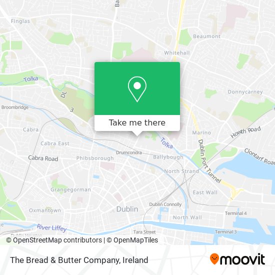 The Bread & Butter Company map