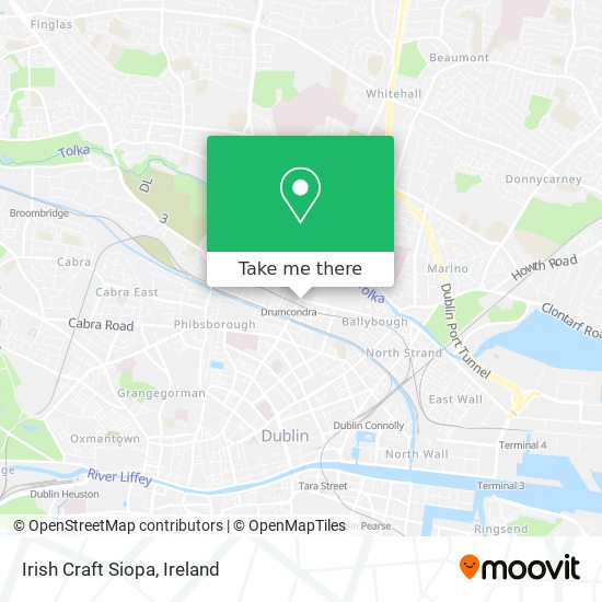 Irish Craft Siopa map