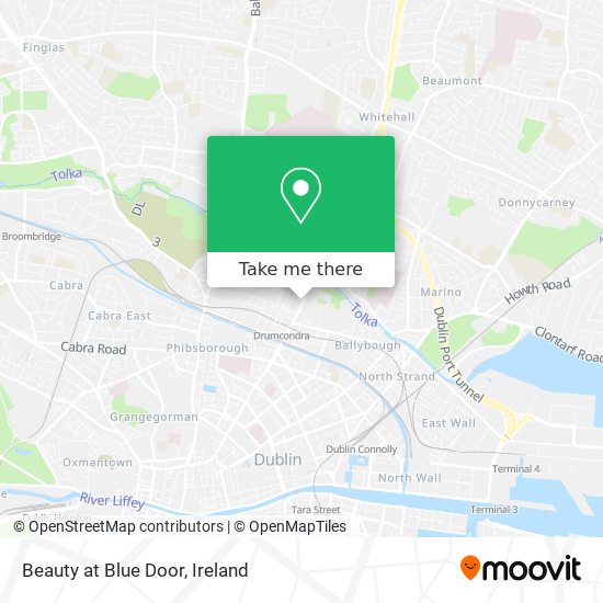 Beauty at Blue Door map