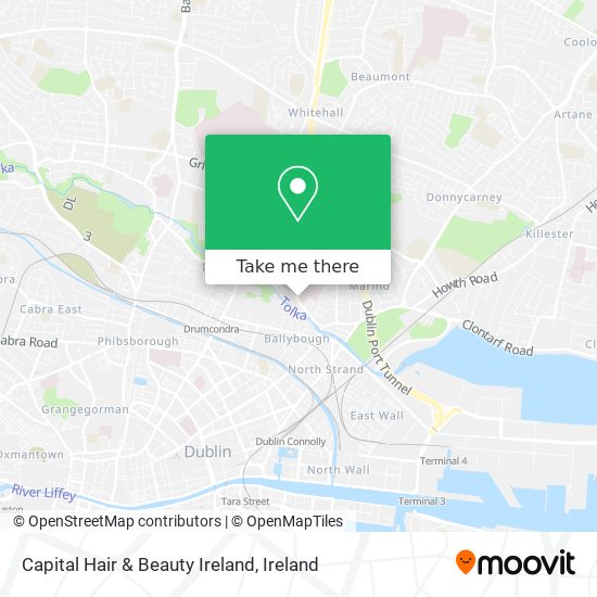 Capital Hair & Beauty Ireland map