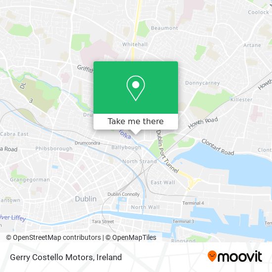 Gerry Costello Motors map