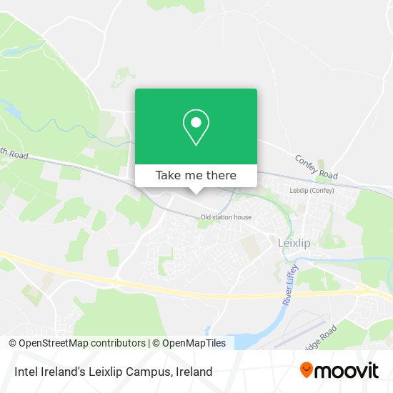 Intel Ireland's Leixlip Campus map