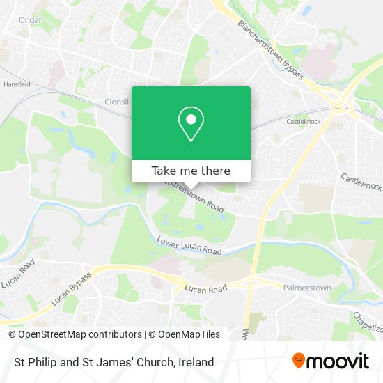 St Philip and St James' Church map