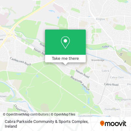 Cabra Parkside Community & Sports Complex map