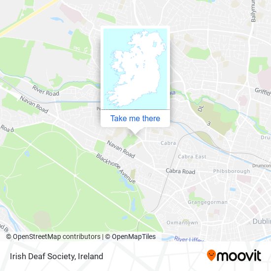 Irish Deaf Society map
