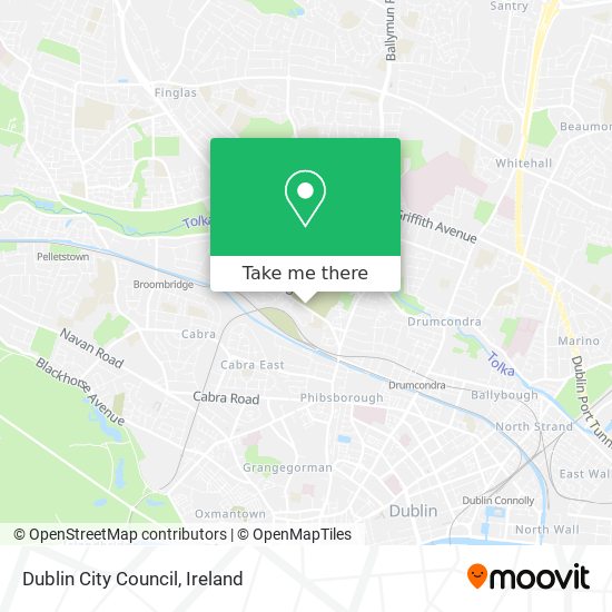 Dublin City Council map