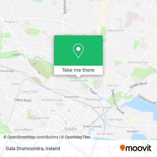 Gala Drumcondra map