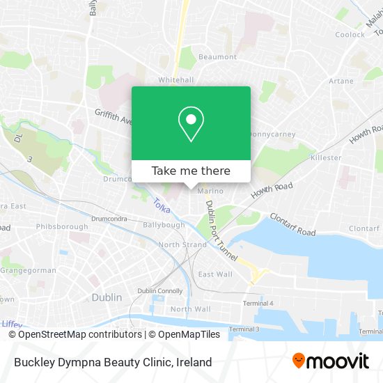 Buckley Dympna Beauty Clinic map
