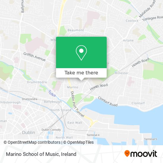 Marino School of Music map