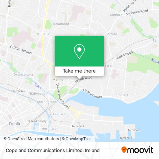 Copeland Communications Limited map