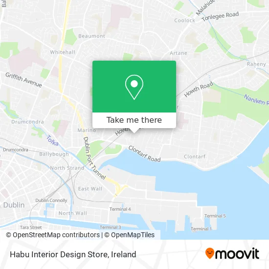 Habu Interior Design Store map