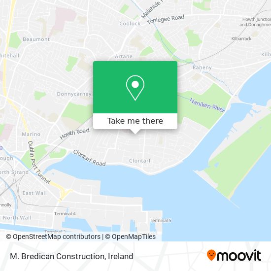 M. Bredican Construction map