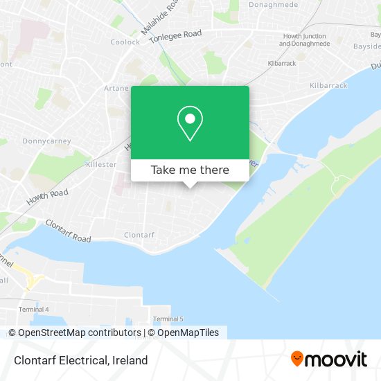 Clontarf Electrical map