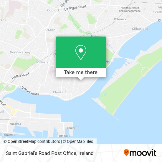 Saint Gabriel's Road Post Office map