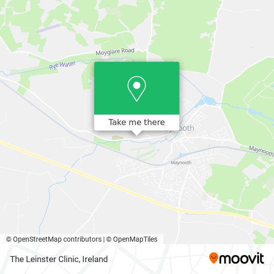 The Leinster Clinic map