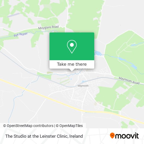 The Studio at the Leinster Clinic map