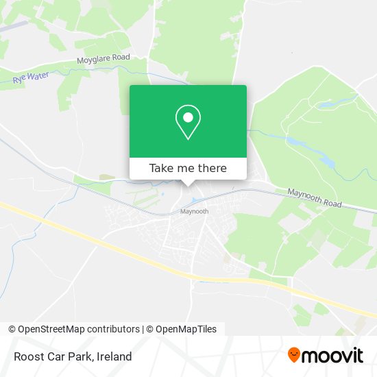 Roost Car Park map