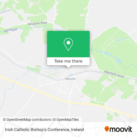 Irish Catholic Bishop's Conference map