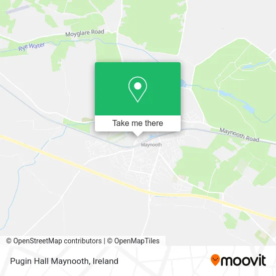 Pugin Hall Maynooth map