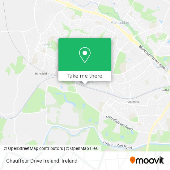 Chauffeur Drive Ireland map