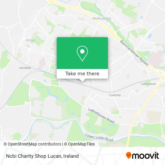 Ncbi Charity Shop Lucan map