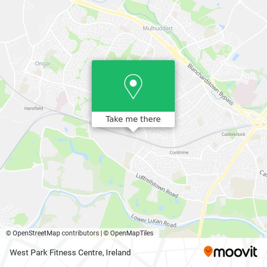 West Park Fitness Centre map