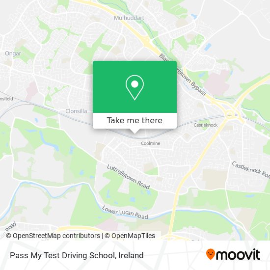 Pass My Test Driving School map