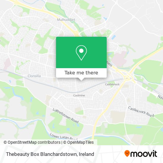 Thebeauty Box Blanchardstown map