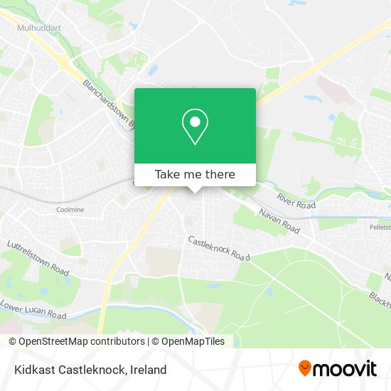 Kidkast Castleknock map