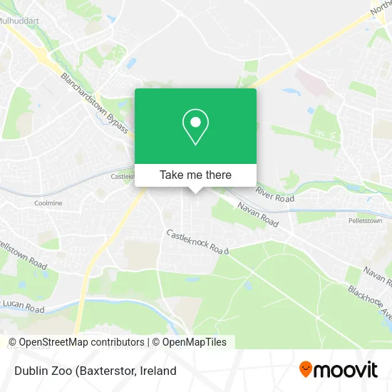 Dublin Zoo map