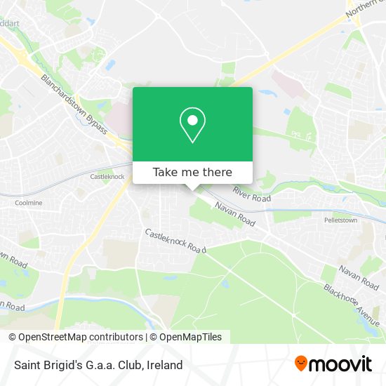 Saint Brigid's G.a.a. Club map