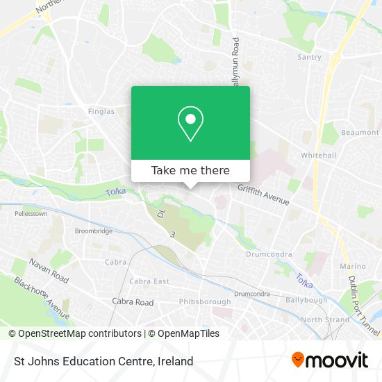 St Johns Education Centre map