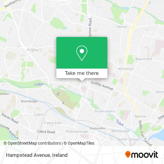 Hampstead Avenue map