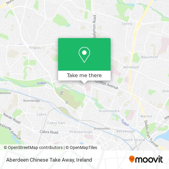 Aberdeen Chinese Take Away map