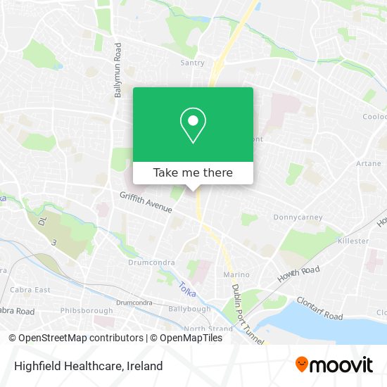 Highfield Healthcare map