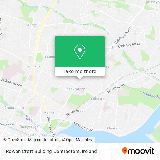 Rowan Croft Building Contractors map