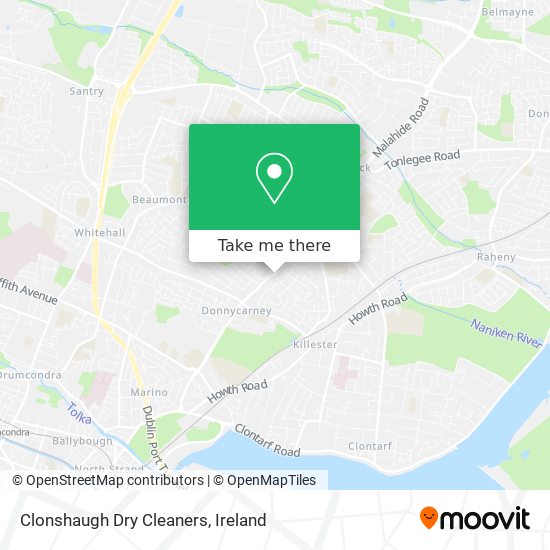 Clonshaugh Dry Cleaners map