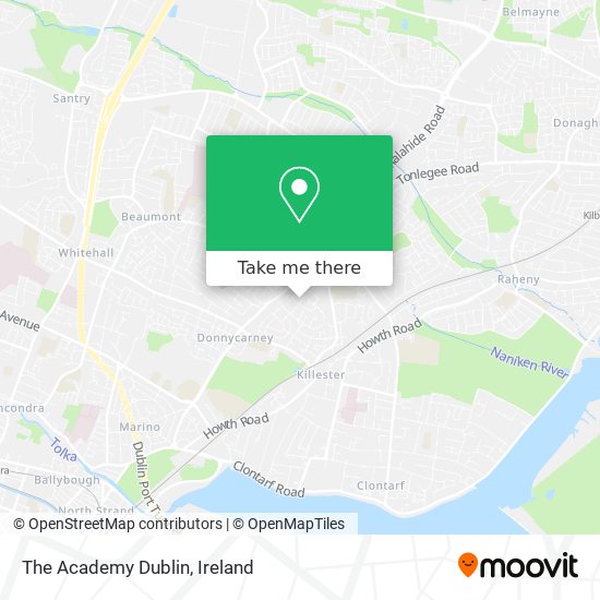 The Academy Dublin map