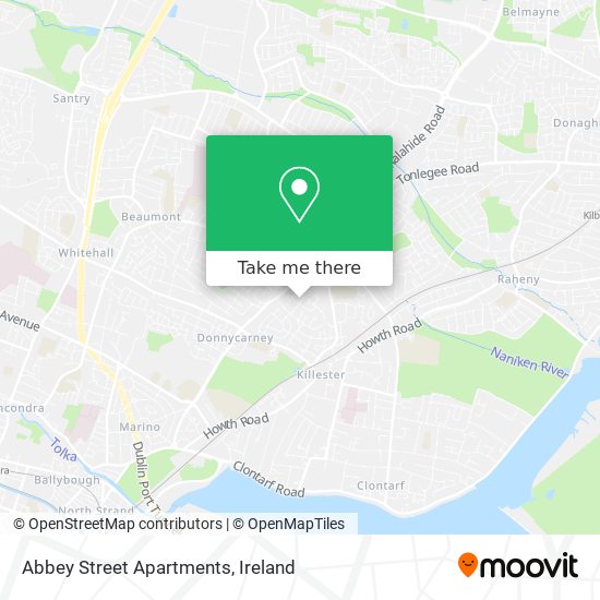 Abbey Street Apartments map