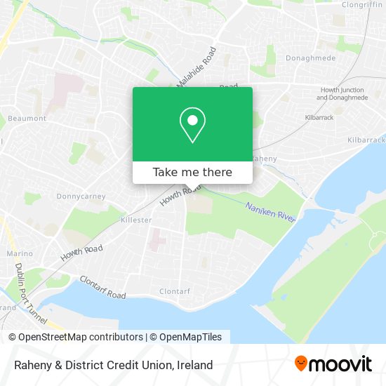 Raheny & District Credit Union map