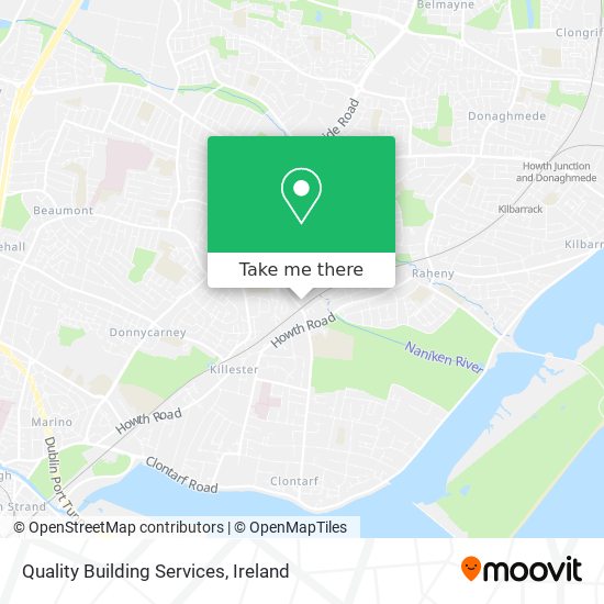 Quality Building Services map