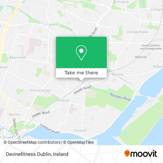 Devinefitness Dublin map
