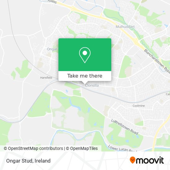 Ongar Stud map