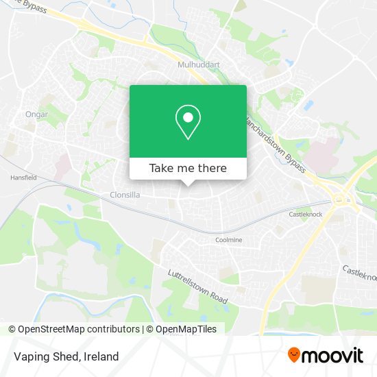 Vaping Shed map