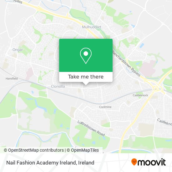 Nail Fashion Academy Ireland map