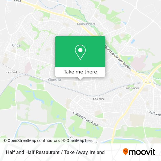 Half and Half Restaurant / Take Away map