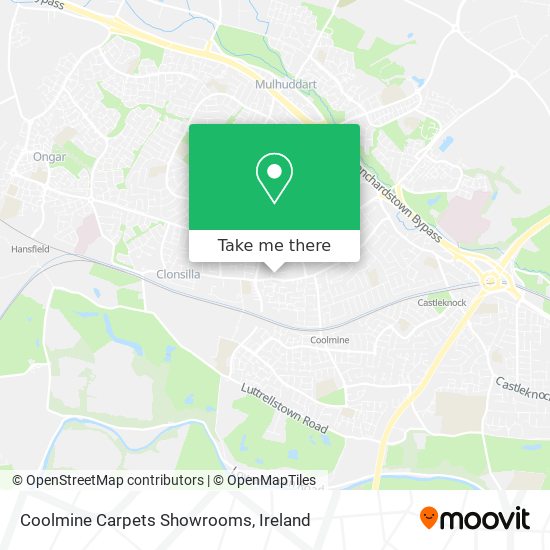 Coolmine Carpets Showrooms map