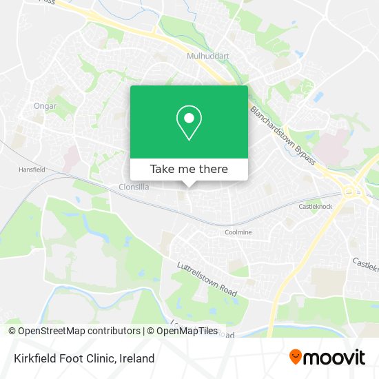 Kirkfield Foot Clinic map