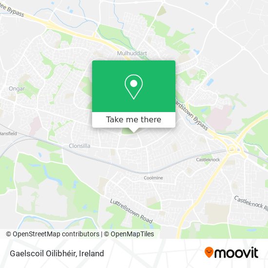 Gaelscoil Oilibhéir map